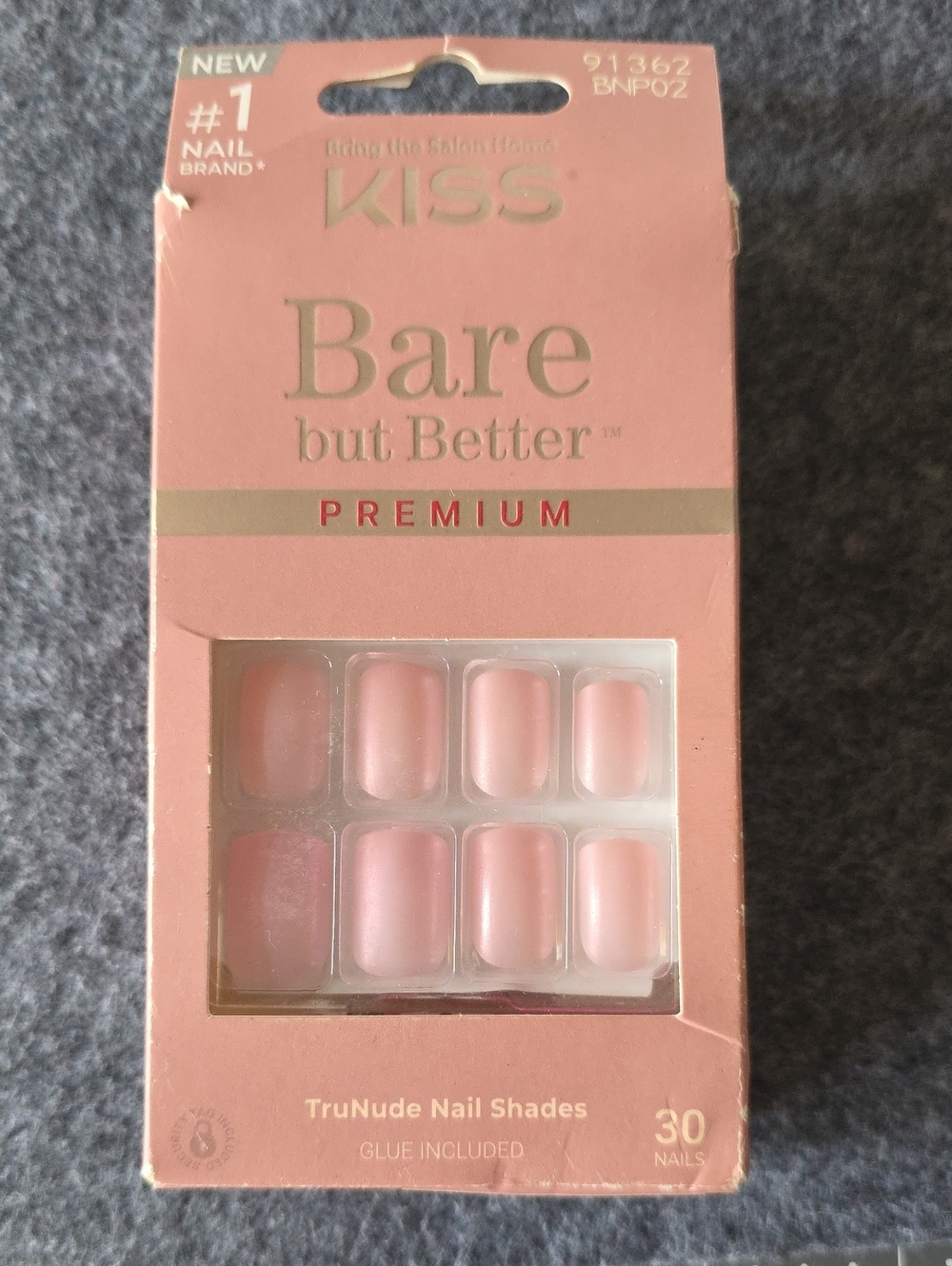 KISS Bare but Better Premium TruNude Pink Press-On Nails
